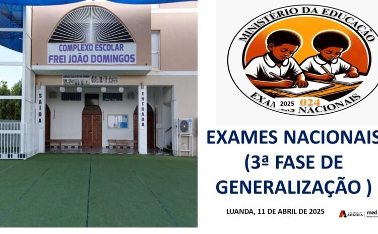  EXAMES NACIONAIS (3ª FASE DE GENERALIZAÇÃO)